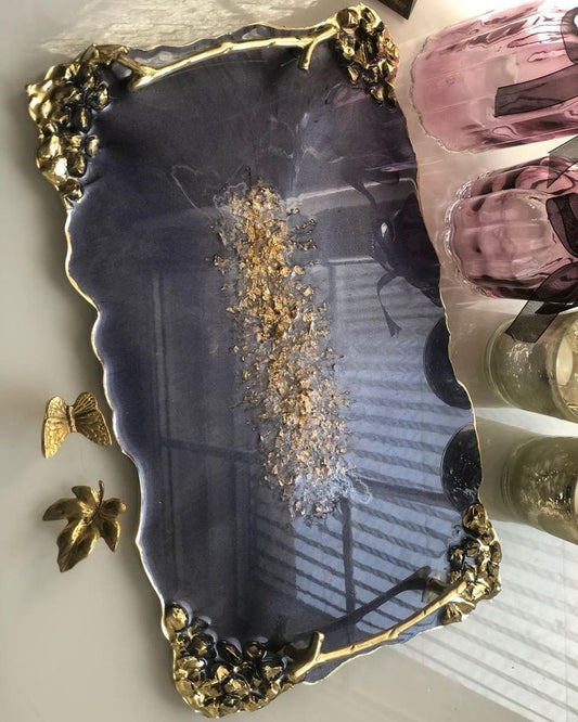 Handcrafted Resin Tray