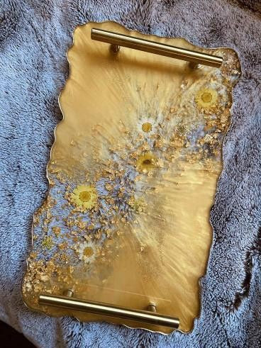 Handcrafted Resin Tray